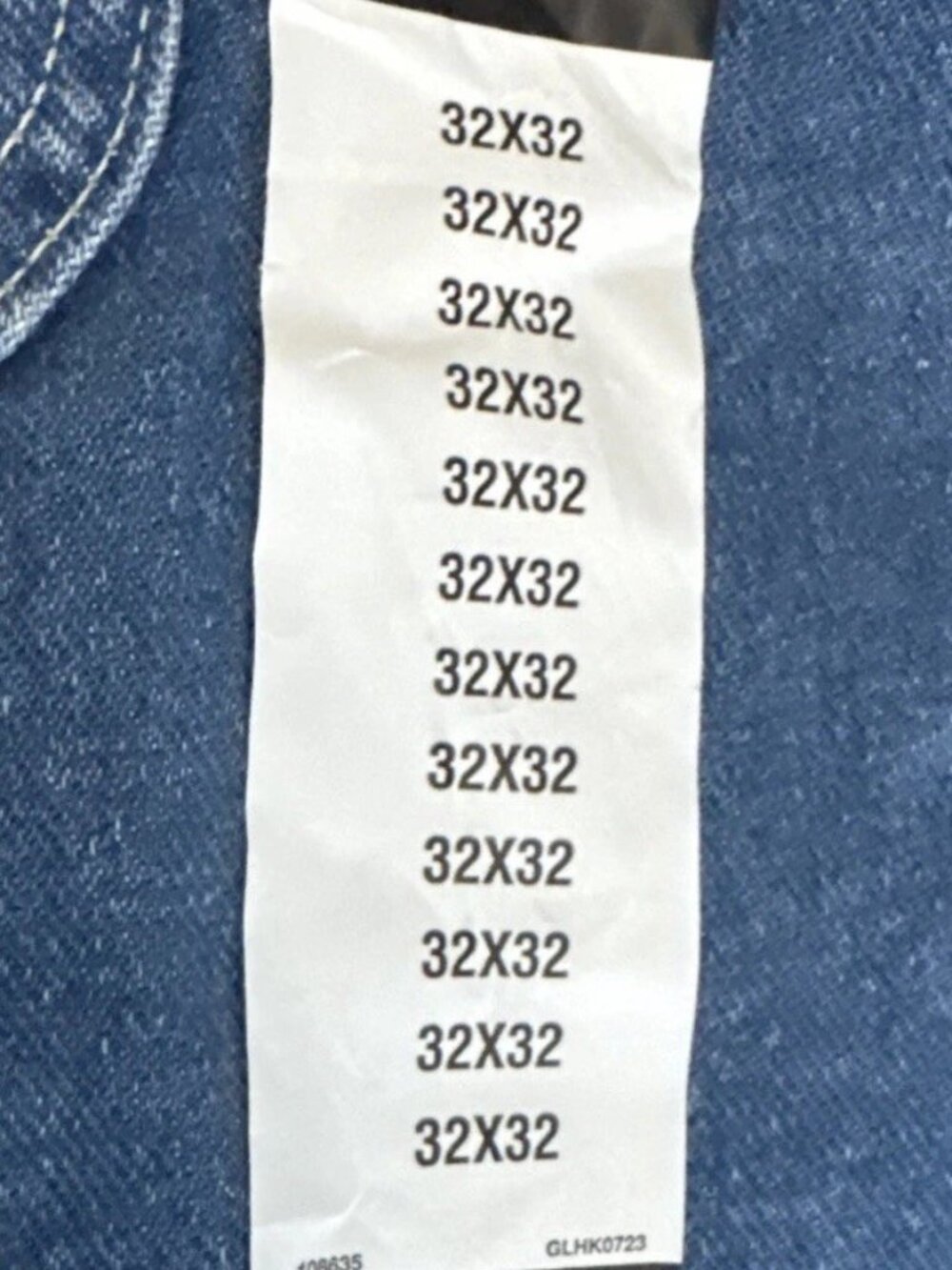 Dickies Mens Bib Overalls 32x32 Blue Denim Workwear Carpenter Utility Ranch NEW - Picture 7 of 9